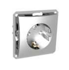 Lexel Дуэт серебро Розетка с зазамлением с защитными шторками (SE WDE000345) Schneider Electric WDE000345