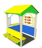 Детский игровой домик Артикул: ДИД 06 Размер: 1700*1700*1700