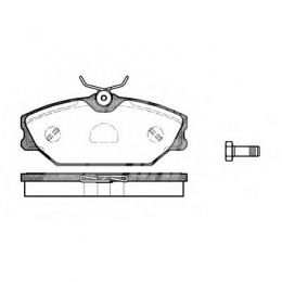 Remsa Renault Clio II - Колодки передние
