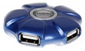 USB хаб SmartBuy 143 UFO, Blue, 4 порта (SBHA-143-B)