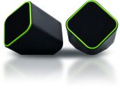 Колонки SmartBuy SBA-2580 CUTE, 6Вт, USB, черно-зеленые