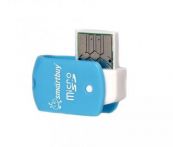 Картридер microSD SmartBuy SBR-706-B голубой