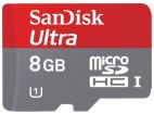MicroSDHC 8Gb SanDisk (Class 10 UHS-1(U3) Ultra 48MB/s IMAGING