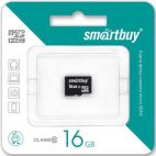 MicroSDHC 16Gb SmartBuy (Class 10) без адаптера