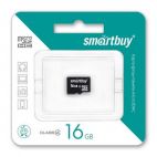 MicroSDHC 16Gb SmartBuy (Class 4) без адаптера