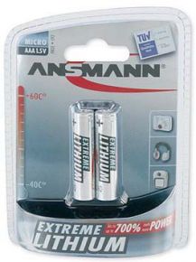 Батарейка Ansmann Extreme Lithium FR3 BL2 (20/100)