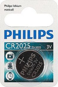Батарейка Philips CR2025-1BL(10/200)