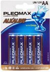 Батарейка Pleomax LR6 Shrink, 4 штуки в упаковке (24)