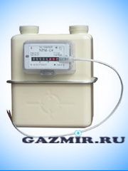Газовый счетчик ГАЗДЕВАЙС NPM G-4 (левый) с фильтром