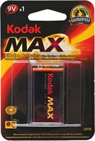 Батарейка Kodak 6LR61 (6F22) 1 штука в упаковке MAX