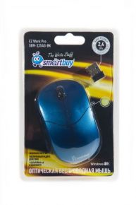 Мышь беспроводная SmartBuy SBM-335AG-BK сине/черная