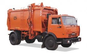 Машина коммунальная КО-440-7 мусоровоз, боковая загрузка, 16куб.м, 5.8т, на базе Камаз-43253