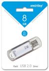 USB 2.0 8Gb SmartBuy V-Cut Silver