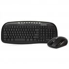 Комплект клавиатура + мышь SmartBuy 205507AG Black беспроводной