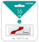 USB 2.0 16Gb SmartBuy Hatch White (SB16GBHTH-W)
