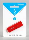 USB 2.0 8Gb SmartBuy Dock Red (SB8GBDK-R)