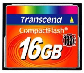 Карта памяти Transcend Compact Flash 16Gb 133x TS16GCF133