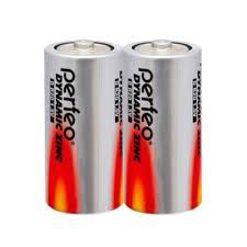 Батарейка Perfeo R20, Shrink Dynamic Zinc, 2 штуки в упаковке (24)