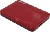 Жесткий диск USB Toshiba 500 Gb Canvio Connect II 2.5" красный USB 3.0 (HDTC805ER3AA)