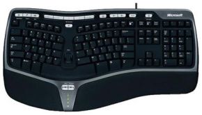 Клавиатура мультимедиа Microsoft Natural Ergonomic Keyboard 4000 Black USB (B2M-00020)