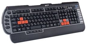 Клавиатура мультимедиа A4 Tech ММ G-800 MU, PS/2, (черный) (74681)