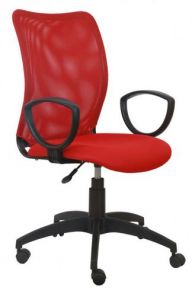 Мебель компьютерная Бюрократ Кресло CH-599/R/TW-97N красный