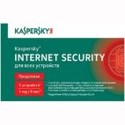Программное обеспечение Kaspersky Internet Security , 5 уст-в на 1 год, карта (KL1941ROEFR)