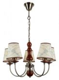 Люстры и Светильники потолочные Escada 323/5P E14*40W (Corsaro) Antique Brass