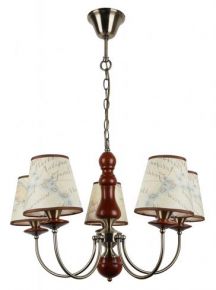 Люстры и Светильники потолочные Escada 323/5P E14*40W (Corsaro) Antique Brass