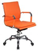 Мебель компьютерная Бюрократ CH-993-Low/orange низкая спинка оранжевый искусстве
