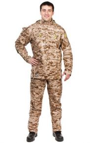 Противоэнцифалитный костюм Биостоп ХБР 44/170, кмф-2 (коричневая цифра) (мужской)