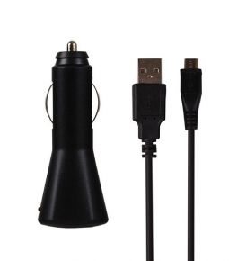 Автомобильное зарядное устройство SmartBuy SBP-1120 NOVA, 2.1A, черный, кабель MicroUSB