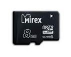 MicroSDHC 8Gb MIREX (Class 10), без адаптера
