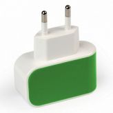 Зарядное устройство SmartBuy SBP-8015 COLOR 1A, USB+microUSB, зеленое