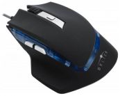Мышь компьютерная проводная OKLICK 715G Gaming Optical Mouse Black USB, SM-8512(6D)