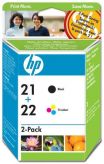 Набор картриджей Hewlett-Packard SD367AE, HP 21/22 Black/Tri-color