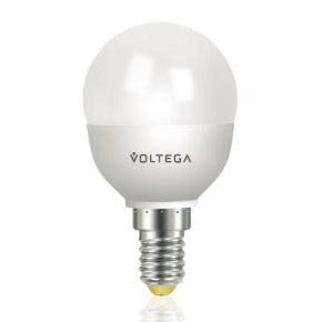 Лампа светодиодная шар 5.5W Е14 4000К VG4-G2E14cold5W Voltega VG4-G2E14cold5W