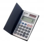 Калькулятор Perfeo KT-2218, карманный, 12 разрядный, серебр, чехол