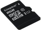 MicroSDHC 8Gb Kingston Class 10 UHS-1 45MB/s без адаптера