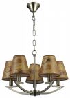 Люстры и Светильники потолочные Escada Pirates 1021/5 E14*60W Bronze