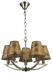 Люстры и Светильники потолочные Escada Pirates 1021/5 E14*60W Bronze