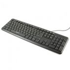 Клавиатура Gembird KB-8320-BL черная, PS/2, 104 клавишы