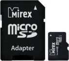 MicroSDXC 64Gb MIREX (Class 10 UHS-I) с адаптером