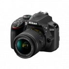 Цифровой фотоаппарат Nikon D3400 18-55 P VR Kit Bk