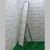 РОССИЯ Зеркало напольное, 500Lx1550Hx500D мм, полотно 1500х250 мм.