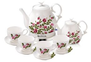 Чайник Centek CT-1059 roses керамика 10 пред