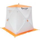 Палатка Onlitop Призма Люкс 150, 2-слойная, бело-оранжевый