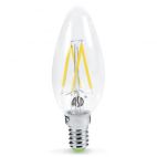 Лампа светодиодная LED-СВЕЧА-PREMIUM 5.0Вт 160-260В Е27 3000К 450Лм прозрачная ASD ASD