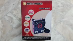Радиоприемник MRM-POWER MRM-6128T (USB/SD/AUX/акк/4xR6/220v)