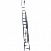 Лестница выдвижная трехсекционная Alumet 3315 с тросом